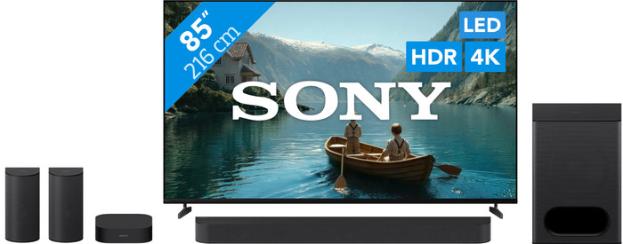 Sony Bravia 3 II Led 85" (2026) + Sony Bravia Theatre System 6 Zwart Main Image