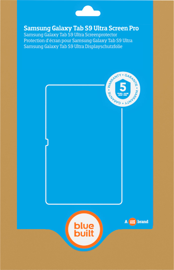 BlueBuilt Samsung Galaxy Tab S10 Ultra / S9 Ultra Screenprotector Glas voorkant