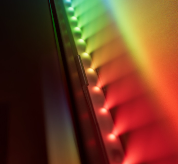 Philips Hue Play Gradient LED Strip voor 55 tot 65 inch TV product in gebruik