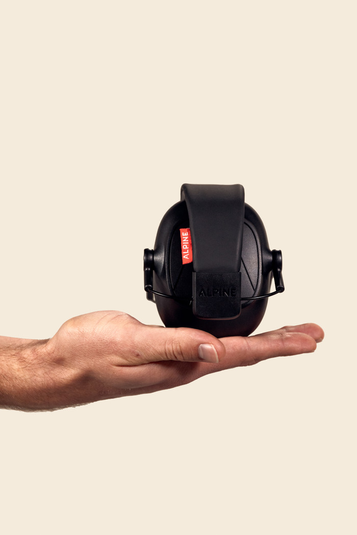 Alpine Ear Defender product in use