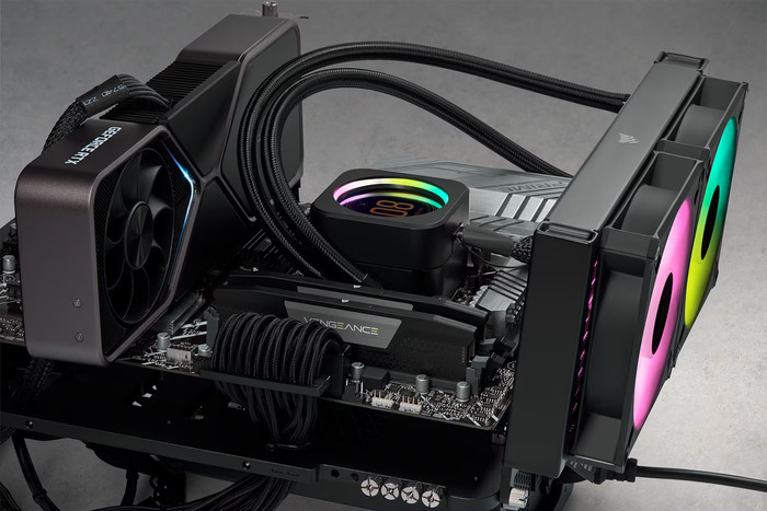CORSAIR Vengeance 16GB (2x8GB) DDR5 DIMM 5200MT/s CL40 XMP product in gebruik