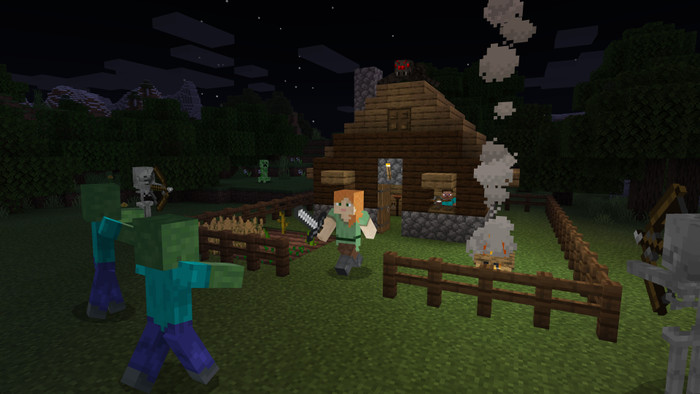 Minecraft PS5 product in gebruik
