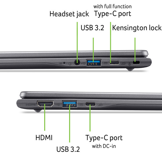 Acer Chromebook Plus 514 CB514-6HT-37VH Azerty visual leverancier
