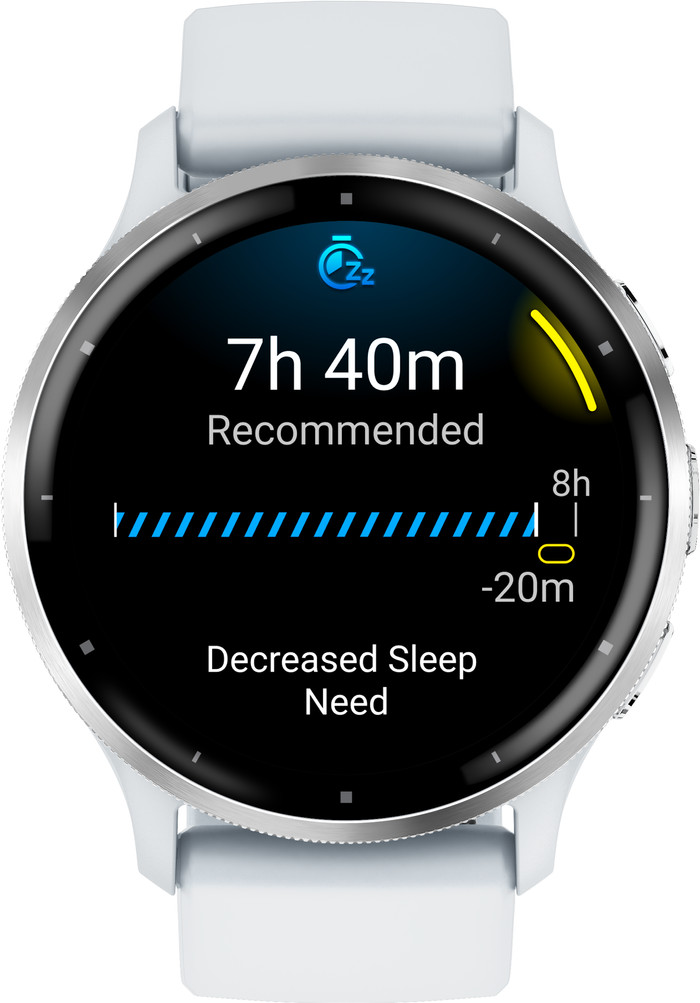 Garmin Venu 3 Argent/Blanc avant