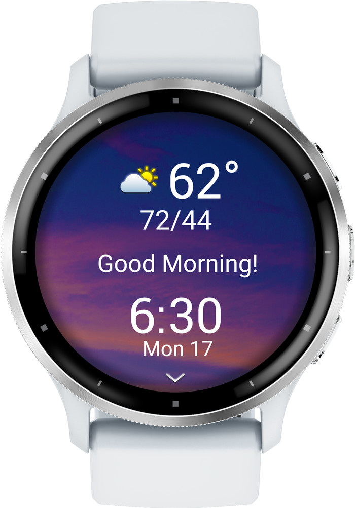 Garmin Venu 3 Argent/Blanc avant