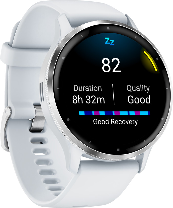 Garmin Venu 3 Argent/Blanc côté droit