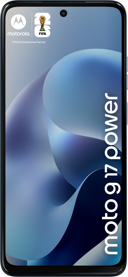 Motorola Moto G17 Power 256GB Lichtblauw 4G voorkant
