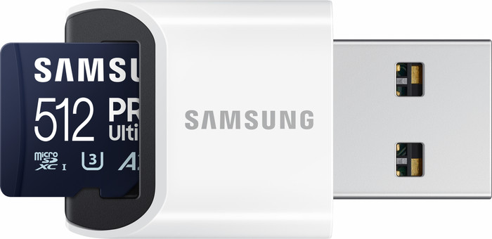 Samsung microSDXC PRO Ultimate 512GB 130MB/s + USB Reader detail