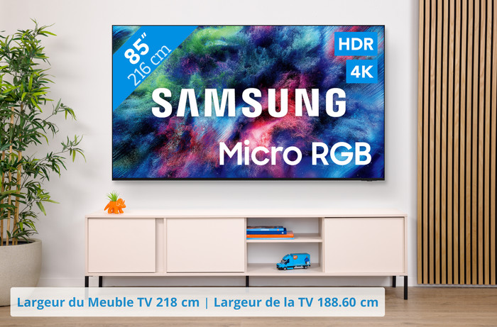 Samsung Micro RGB 85" R95H (2026) visuel Coolblue 1