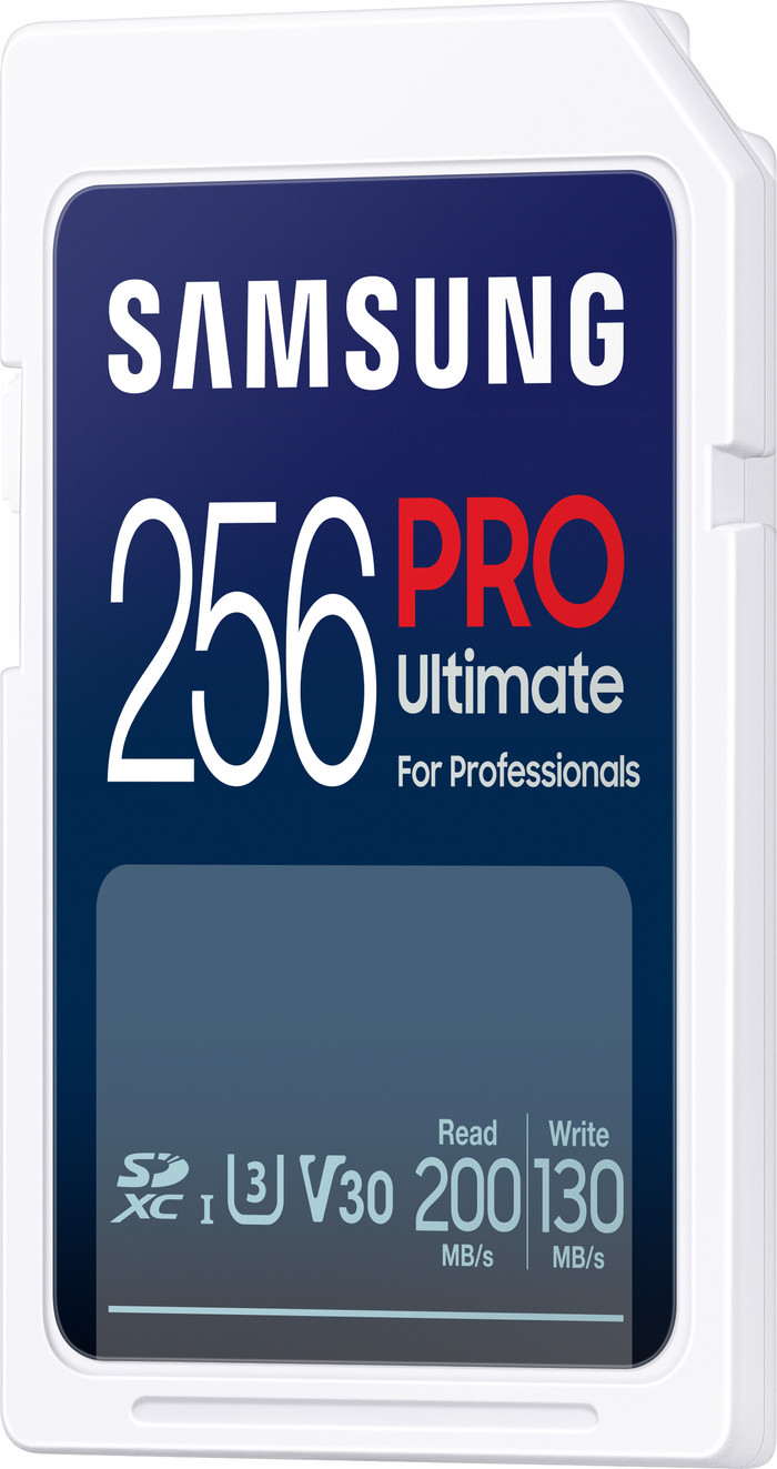 Samsung SDXC PRO Ultimate 256 GB 130MB/s rechterkant