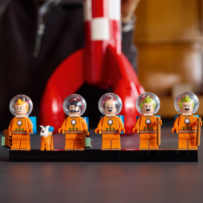 LEGO Ideas Tintin Maanraket 21367 product in gebruik