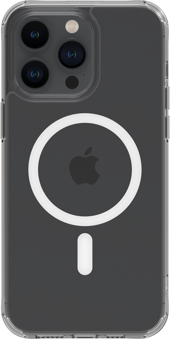 BlueBuilt Protective Back Cover met MagSafe iPhone 15 Pro Max Transparant achterkant