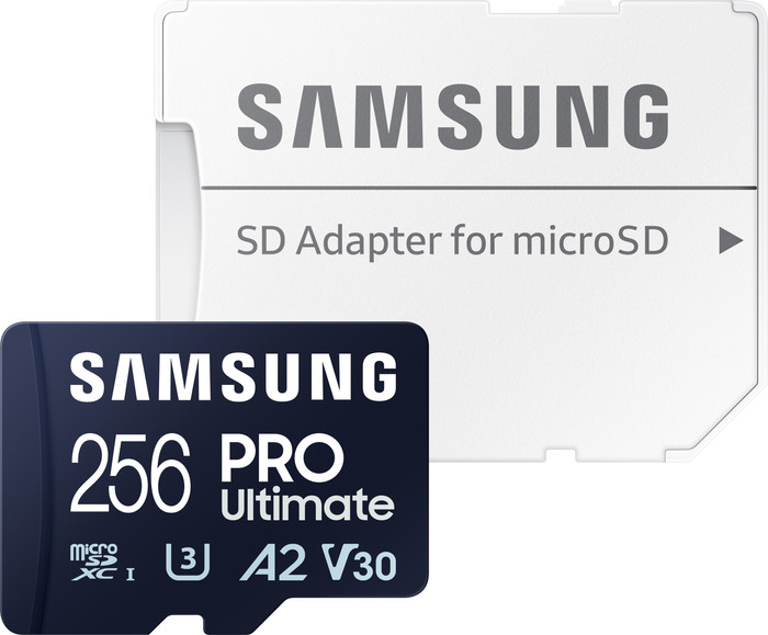 Samsung MicroSDXC PRO Ultimate 256 Go 130 Mo/s avant