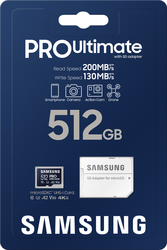 Samsung microSDXC PRO Ultimate 512GB 130MB/s null