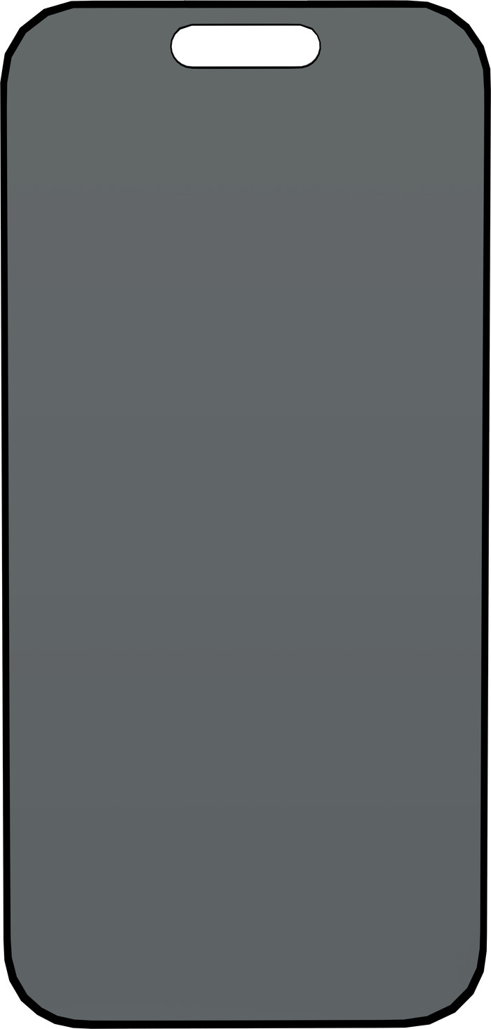 BlueBuilt Apple iPhone 15 Privacy Filter Screenprotector Glas null