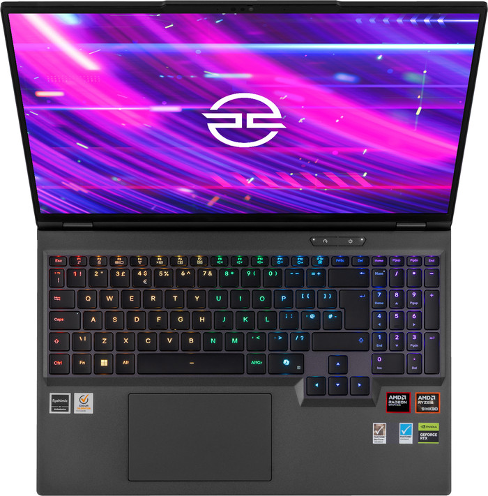 PCSpecialist Recoil 16 AMD 5070 Ti top