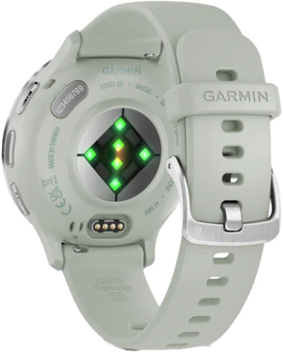 Garmin Venu 3S Silver/Green back