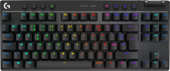 Logitech G PRO X TKL Lightspeed Clavier Gamer AZERTY Noir Main Image