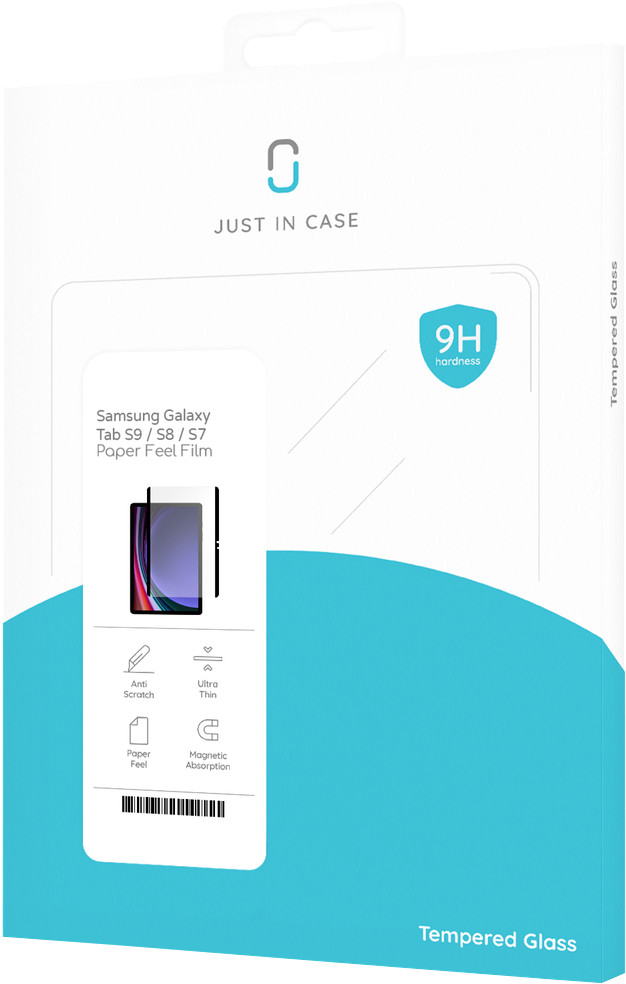 Just in Case Paper Feel Samsung Galaxy Tab S9 / S9 FE / S8 / S7 Screen Protector null
