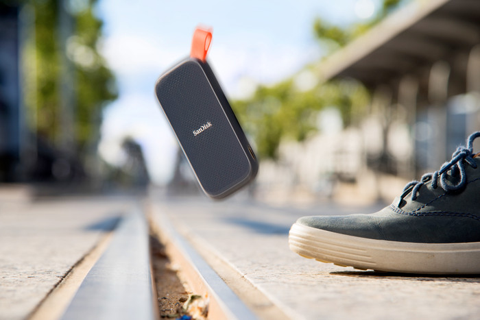 SanDisk Portable SSD 2TB (2023) product in use