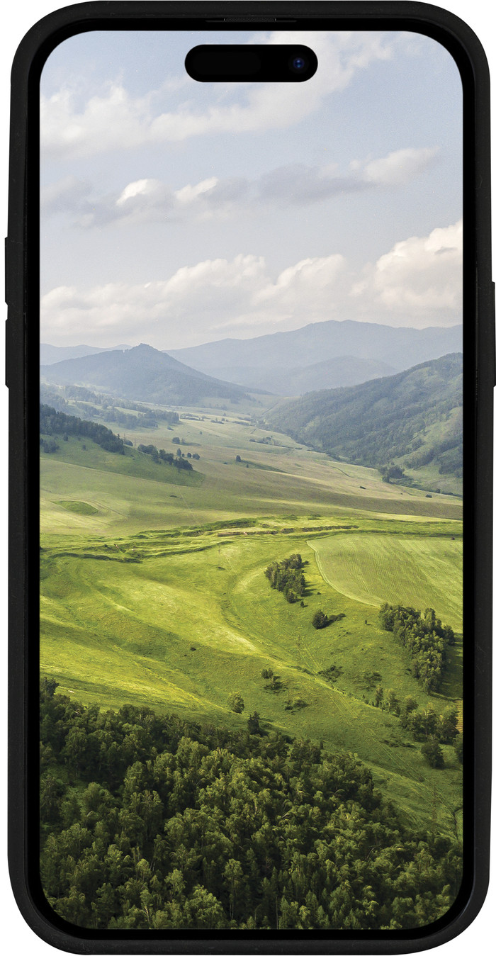 DBramante1928 Monaco Apple iPhone 15 Back Cover avec MagSafe Noir avant