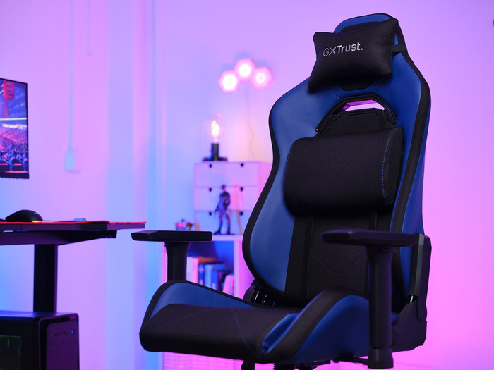 Trust GXT 714 Ruya Gaming Chair Blue detail