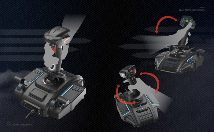 Hori Ace Combat 8: Wings of Theve Flight Stick PlayStation et PC produit à l'usage