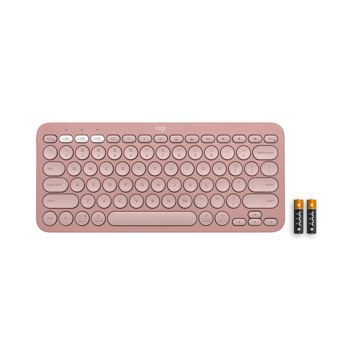 Logitech Pebble Keyboard 2 - K380s Rose Azerty accessoire