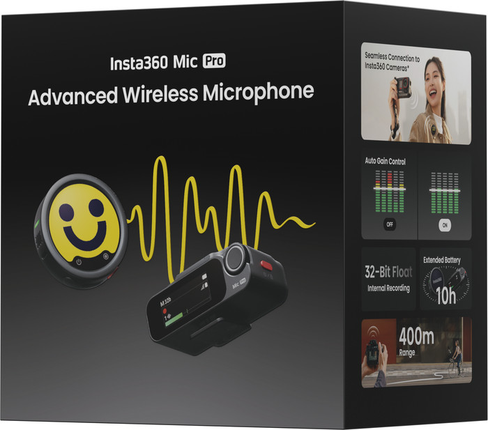 Insta360 Mic Pro Single emballage
