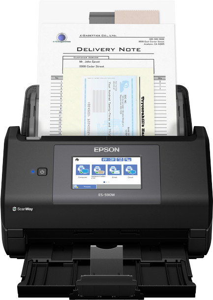 Epson WorkForce ES-590W product in gebruik
