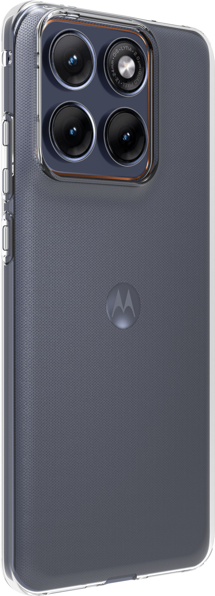 BlueBuilt Motorola Edge 70 Fusion Back Cover Transparent arrière