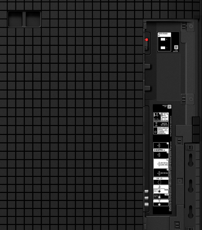 Sony XR-77A95L + Barre de Son détail