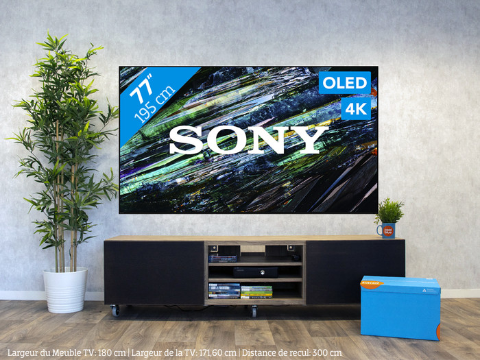 Sony XR-77A95L + Barre de Son visuel Coolblue 1