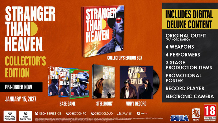 Stranger Than Heaven Collector's Edition PS5 Main Image