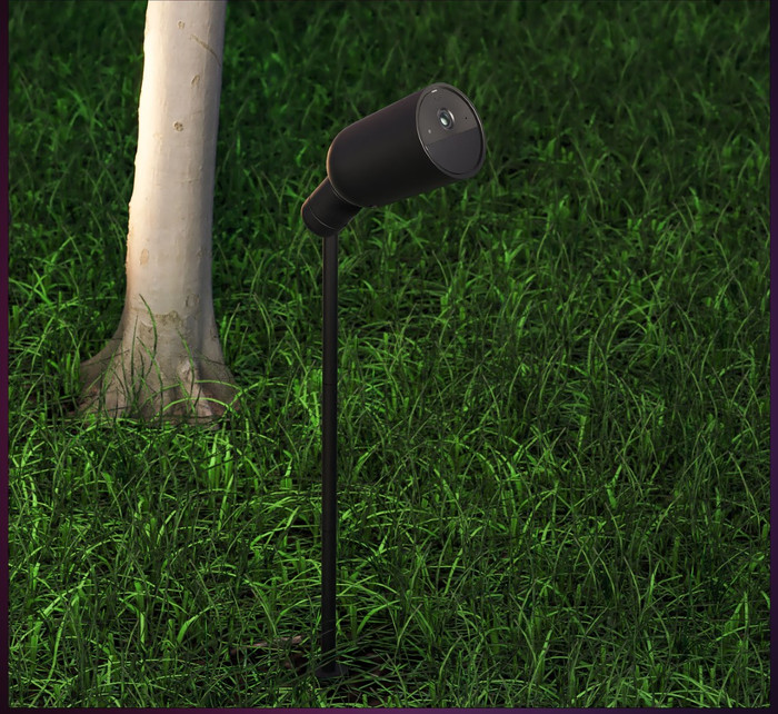 Philips Hue Secure camera spike product in gebruik