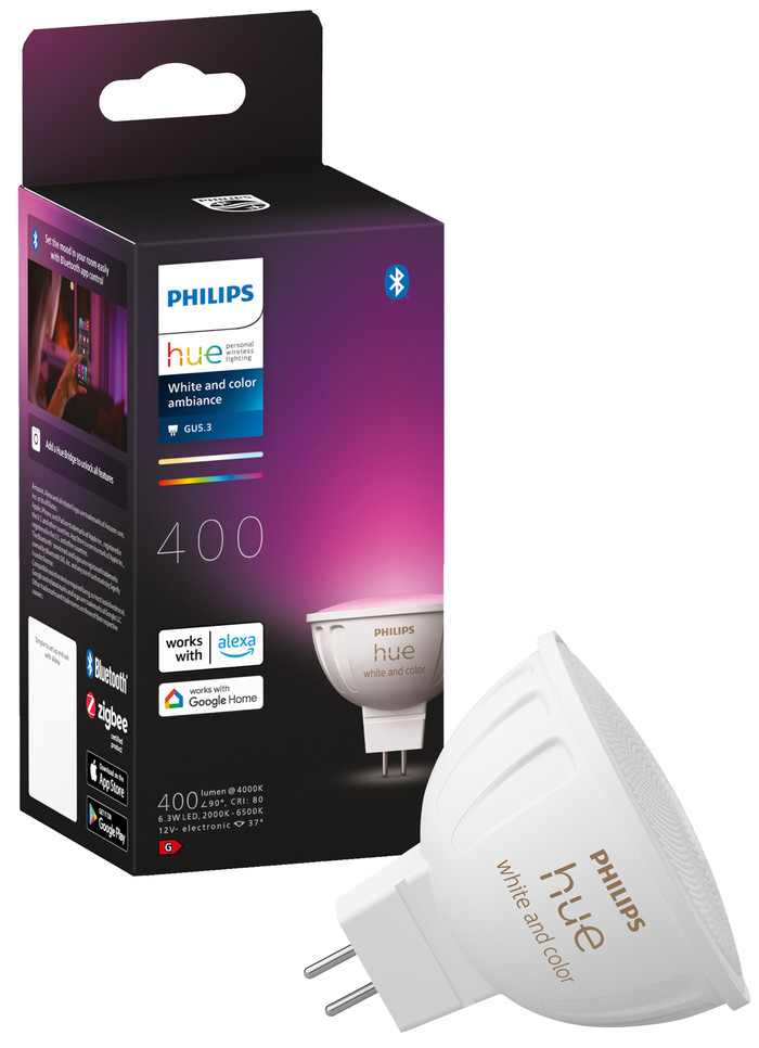 Philips Hue Spot White and Color MR16 Lot de 3 produit à l'usage