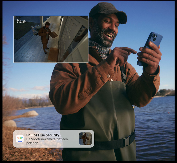 Philips Hue Secure beveiligingscamera met batterij Zwart visual leverancier