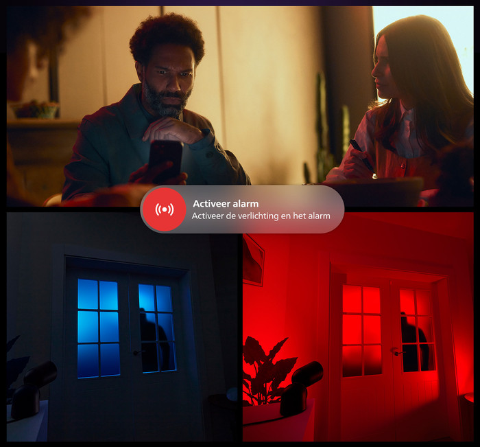 Philips Hue Secure bedrade beveiligingscamera Wit visual leverancier