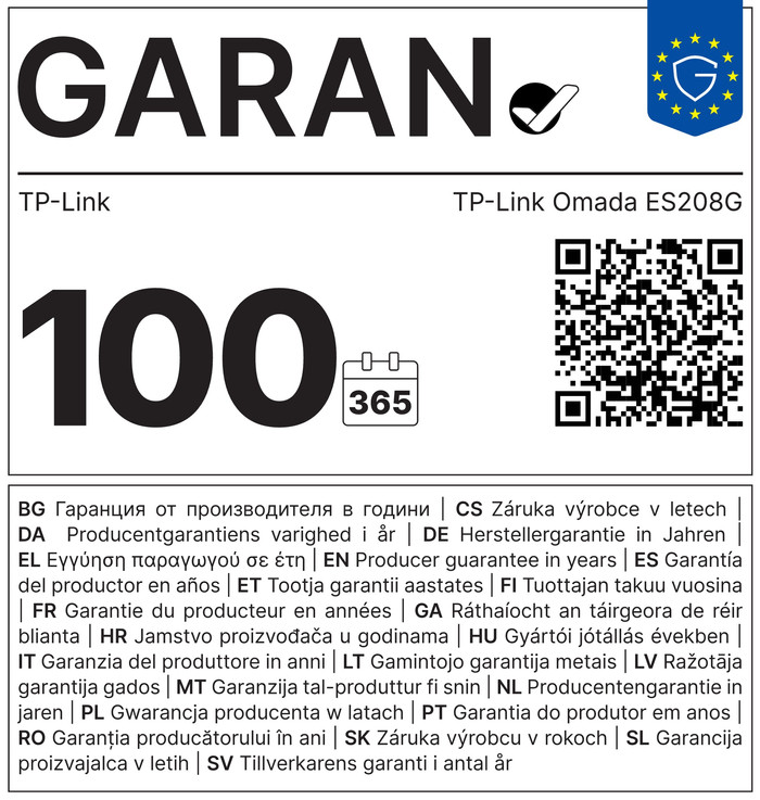 TP-Link Omada ES208G