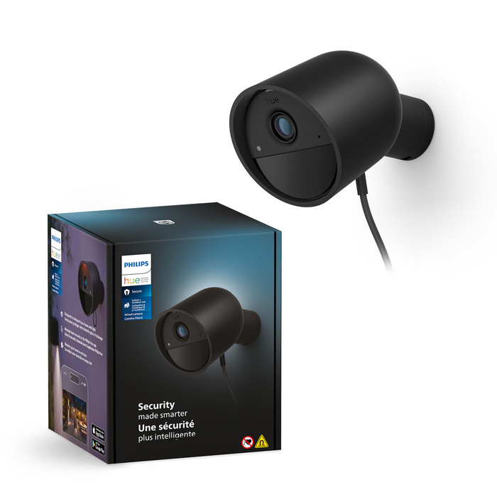 Philips Hue Secure Wired Security Camera Black 2-pack null