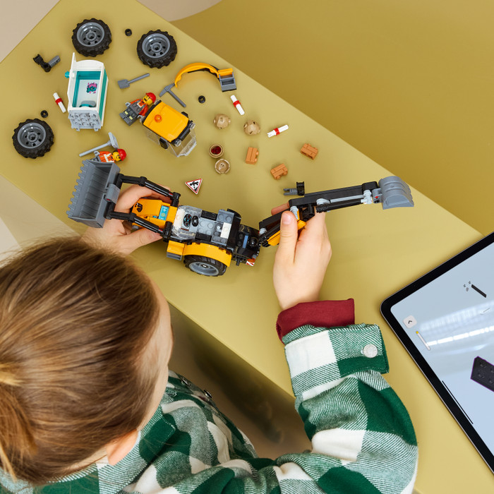 LEGO City - Le Tractopelle Jaune 60480 produit à l'usage