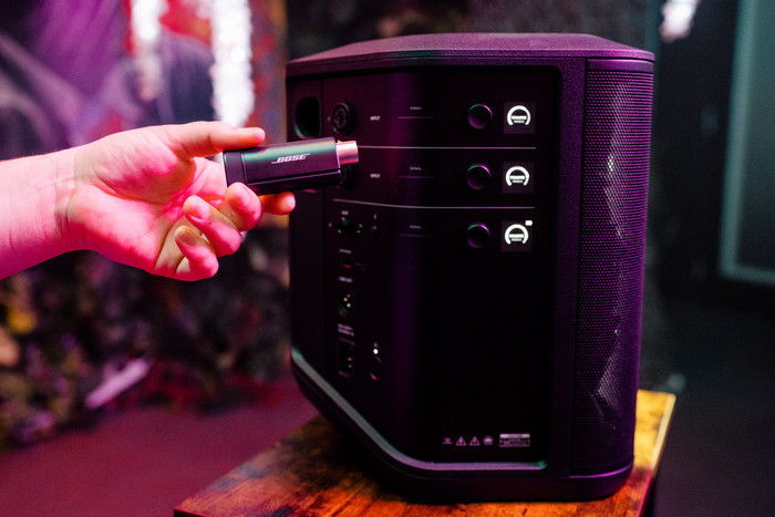 Bose Wireless Mic/Line Transmitter - (WT-XLR) product in use