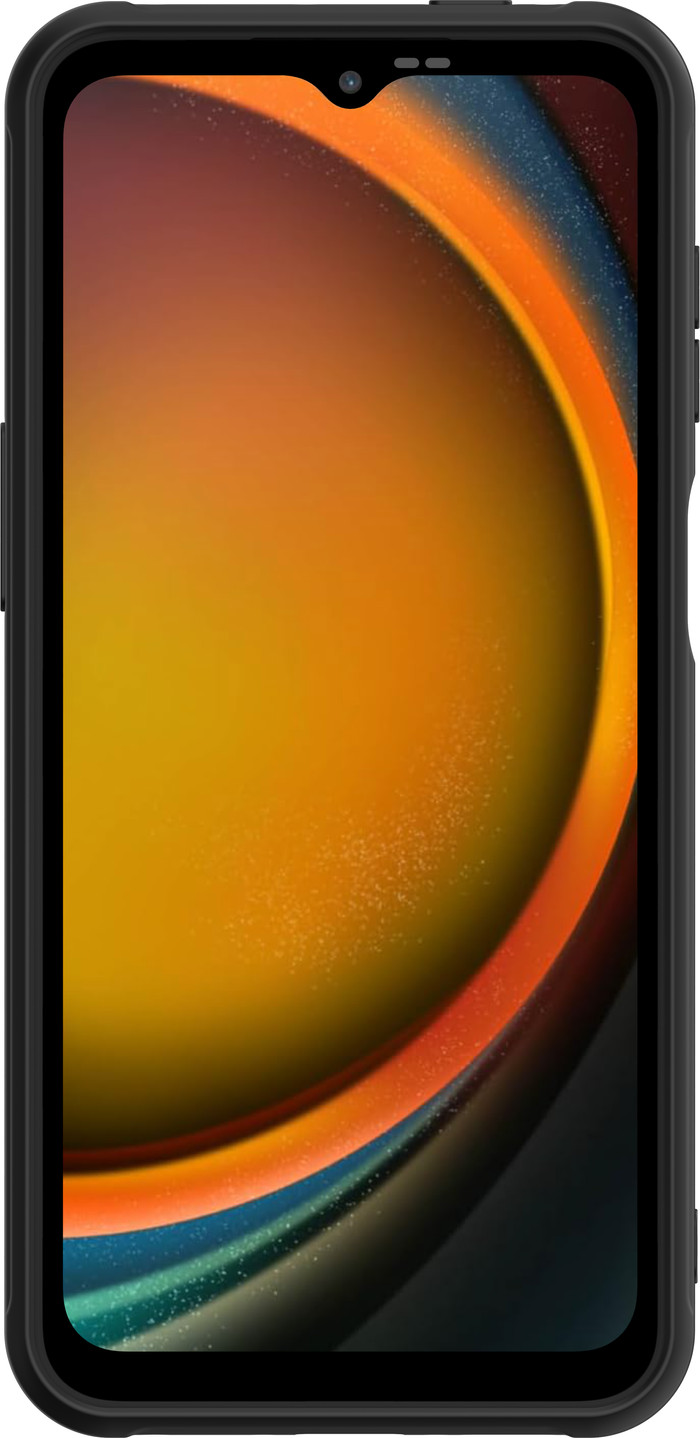 Just in Case Soft Design Samsung Galaxy Xcover7 Pro Back Cover Zwart voorkant