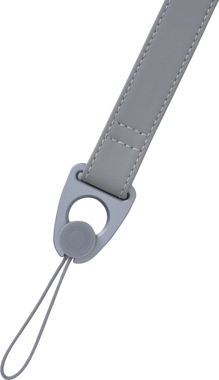 Urth Mantle Leren Draagriem Grijs detail