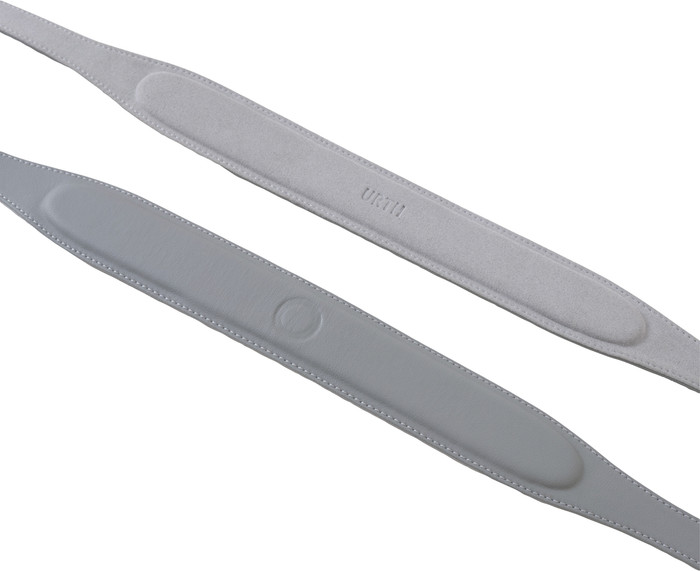 Urth Mantle Leren Draagriem Grijs detail