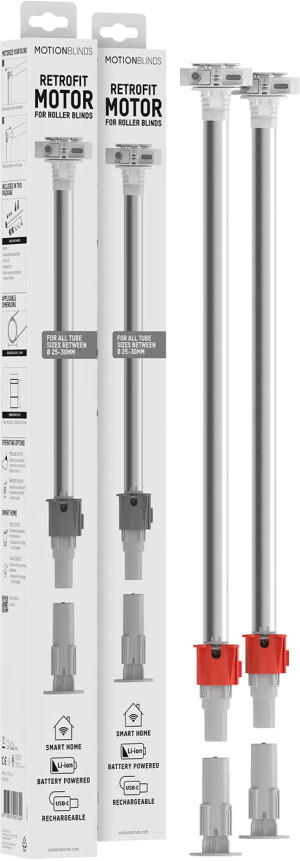 MotionBlinds Retrofit Curtain Motor 2-Pack Main Image