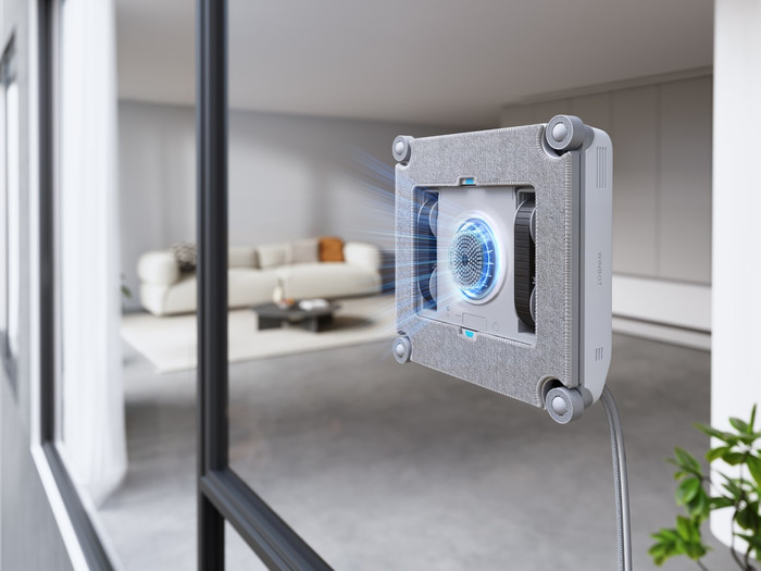 Ecovacs WINBOT mini 2 product in gebruik