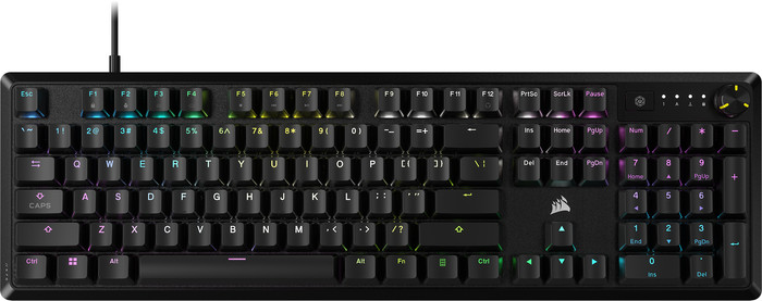Corsair K70 RGB Core Gaming Keyboard QWERTY Black Main Image