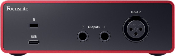 Focusrite Scarlett4-Solo-Studio back