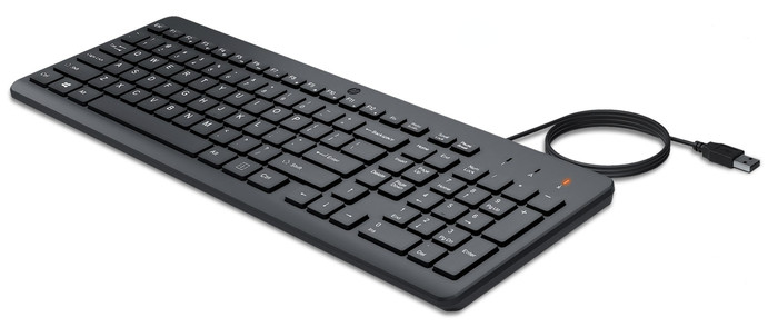 HP 150 Wired Keyboard AZERTY rechterkant